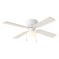 White 4 Blades LED Ceiling Fan Q28666