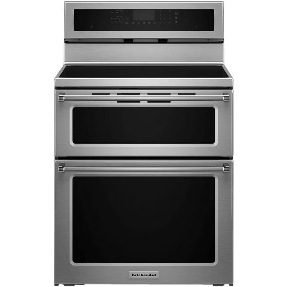 Stainless Steel 6.7 Cu. Ft. Induction Double Oven Convection Range N4625