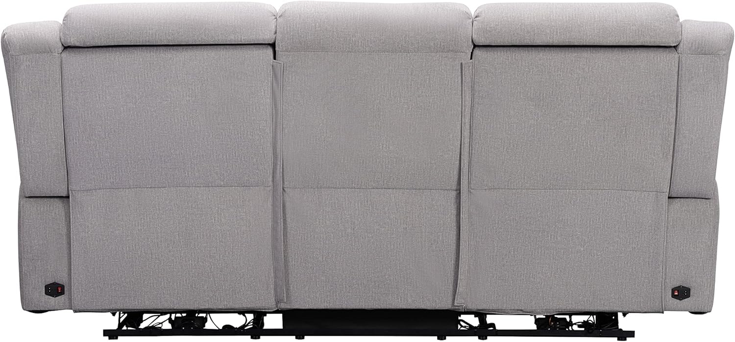Gray Fabric Power Reclining Sofa V118800