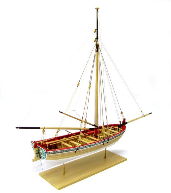 18th Century Longboat Wooden Ship Model Kit 1:48 Scale F985773