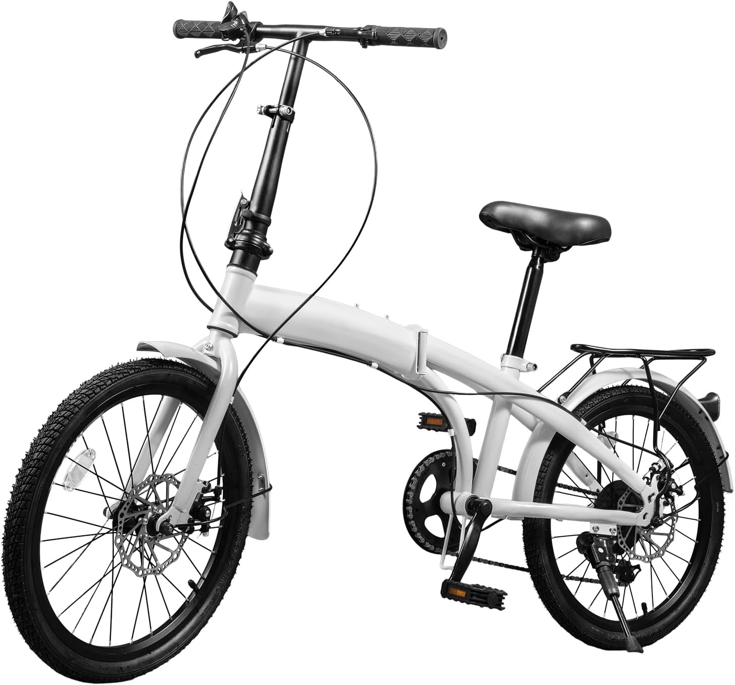 20 Inch High Carbon Steel Folding Bike with 7-Speed Gears R639489