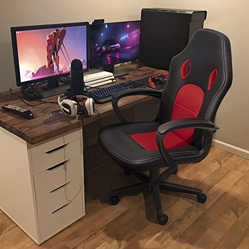 Blue High Back Ergonomic Gaming Chair B1043