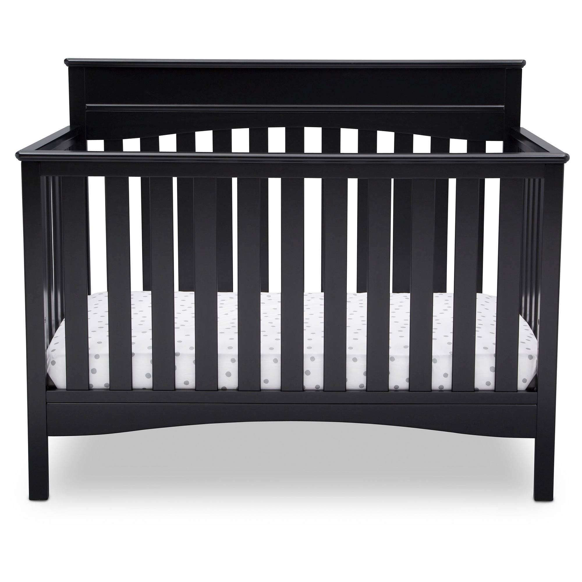 Black 4-in-1 Convertible Crib J8892