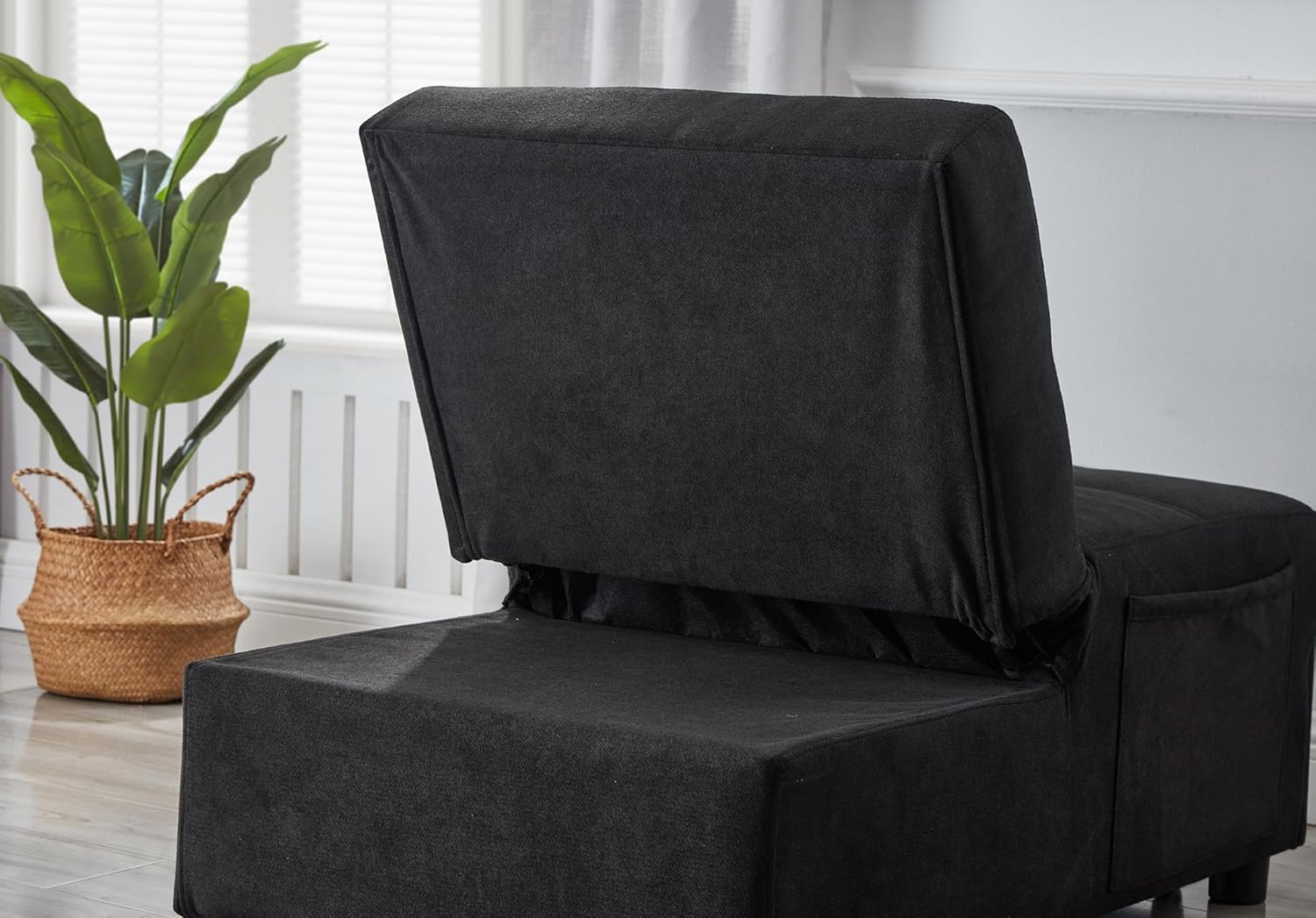 Sleeper Chair Bed Convertible Sofa Bed Ottoman Chaise Lounge V7161