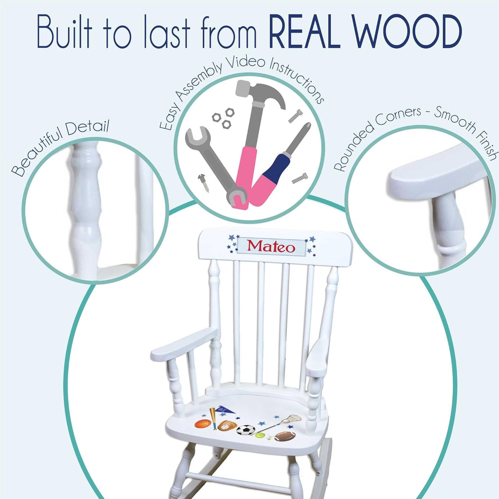 White Rocking Chair R859006