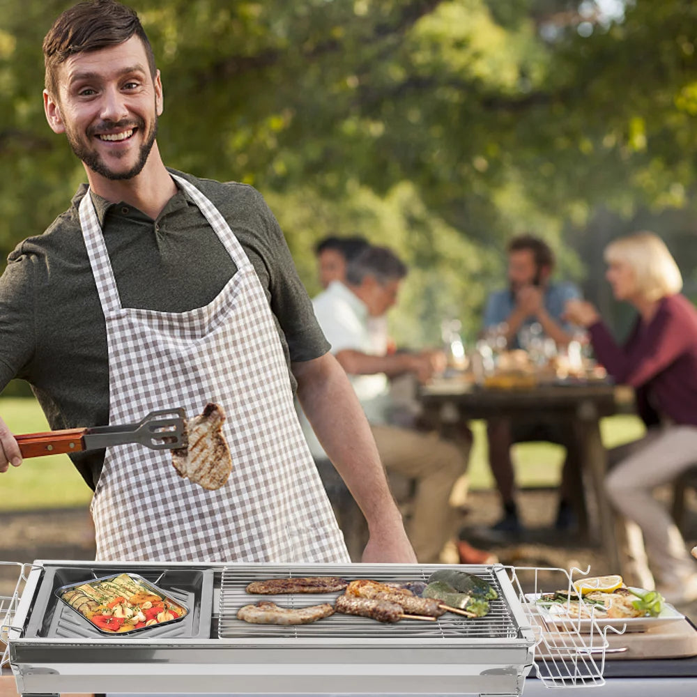 Portable Charcoal Hibachi BBQ Grill Z973099