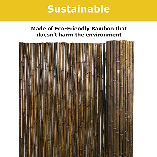 Natural Bamboo Fence Panel 6 ft H x 8 ft L V807764