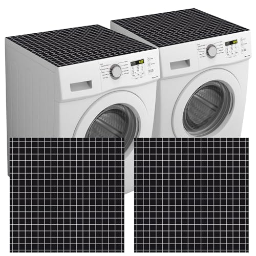 23.6 x 23.6 inches Anti-Slip Washing Machine Top Cover with Storage Bags T11908