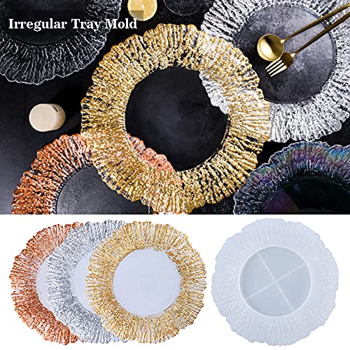 Round Fruit Tray Silicone Epoxy Casting Mould Y2556