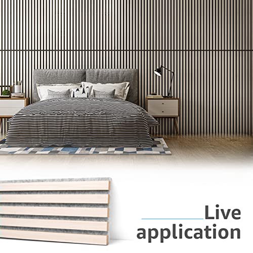 White Elm 3D Fluted Acoustic Panel B545