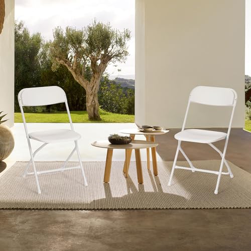 White Plastic Folding Chair D781945