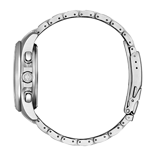 Stainless Steel Eco-Drive Chronograph Watch Z375245