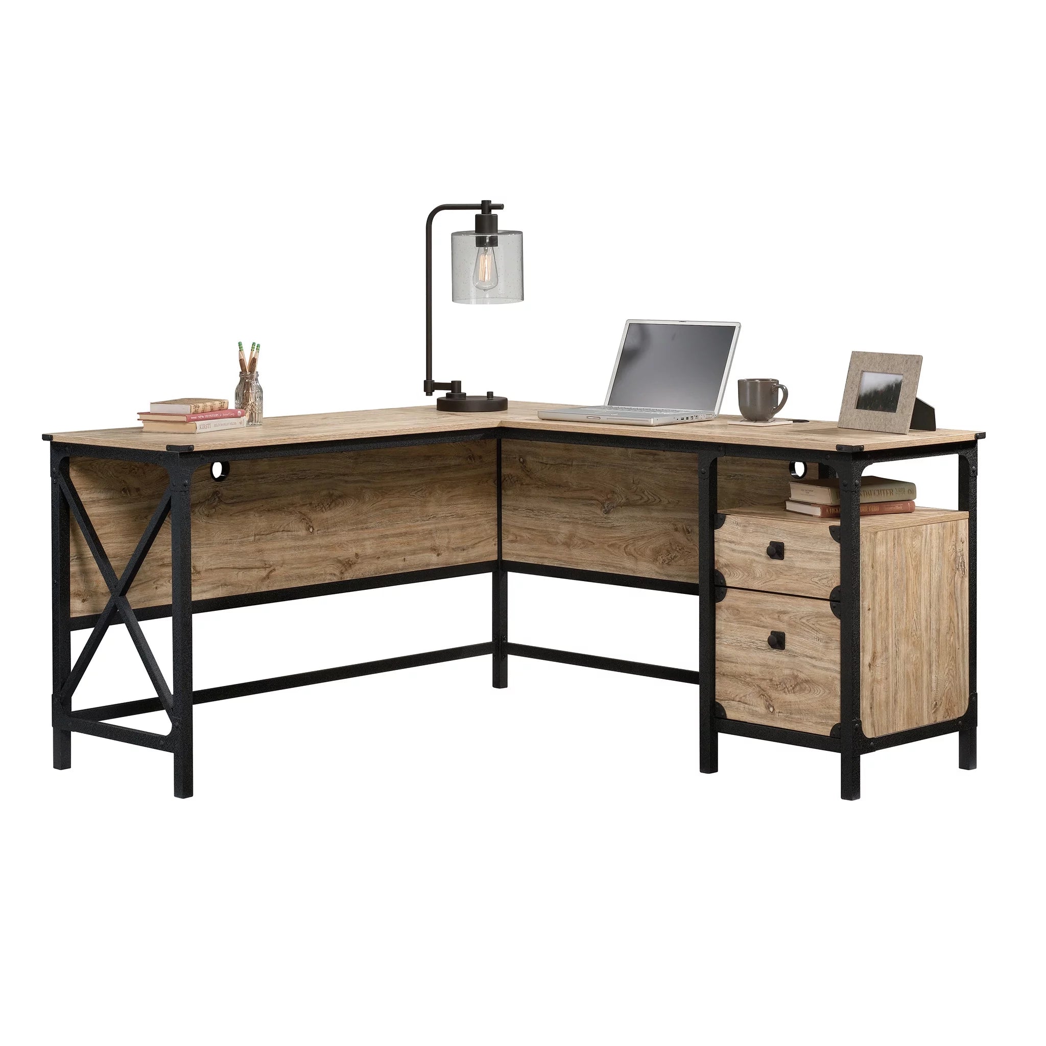 Milled Mesquite Finish L-Desk M491487