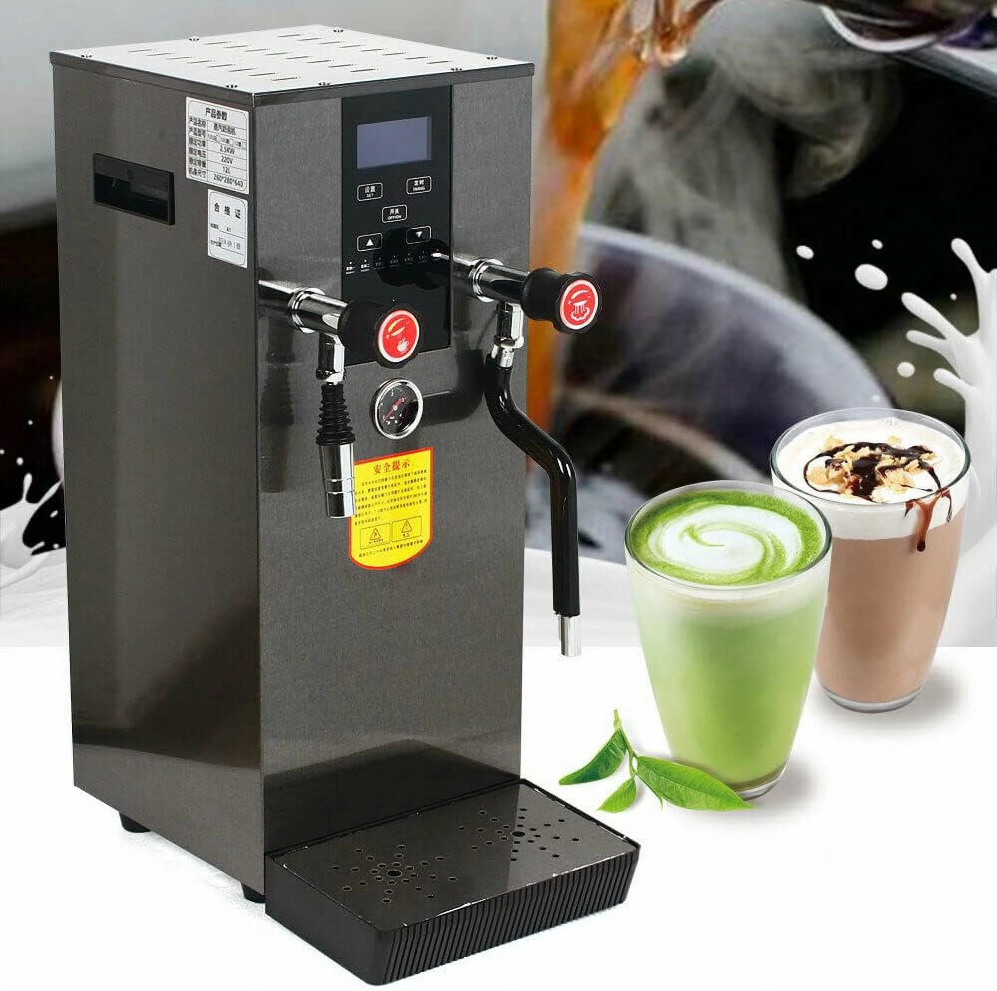 2500W 110V Commercial Stainless Steel Espresso Coffee Machine F6598