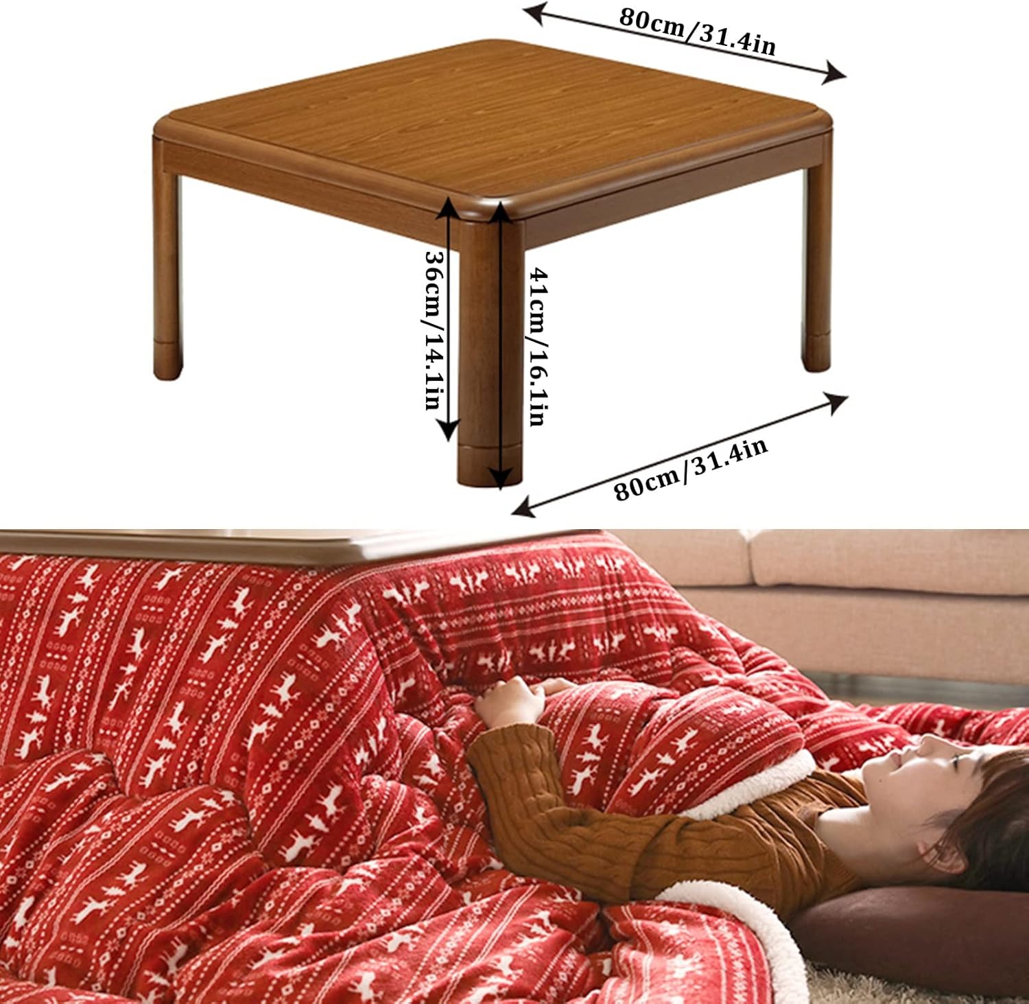 Square Heating Coffee Table X718964