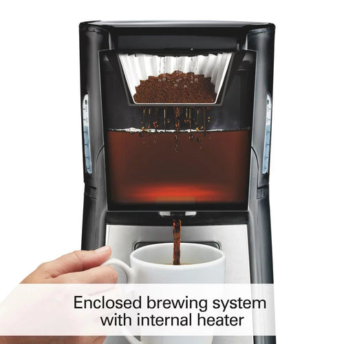 12 Cup Black & Stainless Coffee Maker M85484