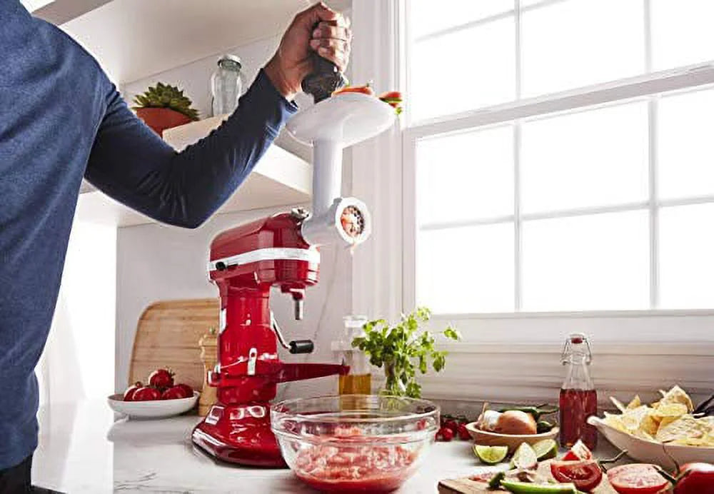 White Food Grinder Attachment H531