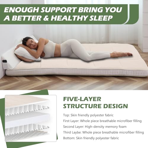 Twin Full Queen Foldable Floor Mattress Q974492