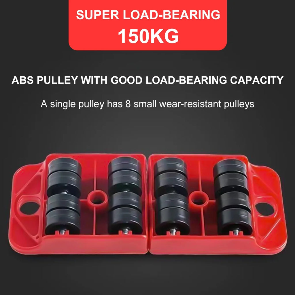 Heavy Duty Furniture Lifter Tool Transport Shifter Appliance Rollers Sliders L1589