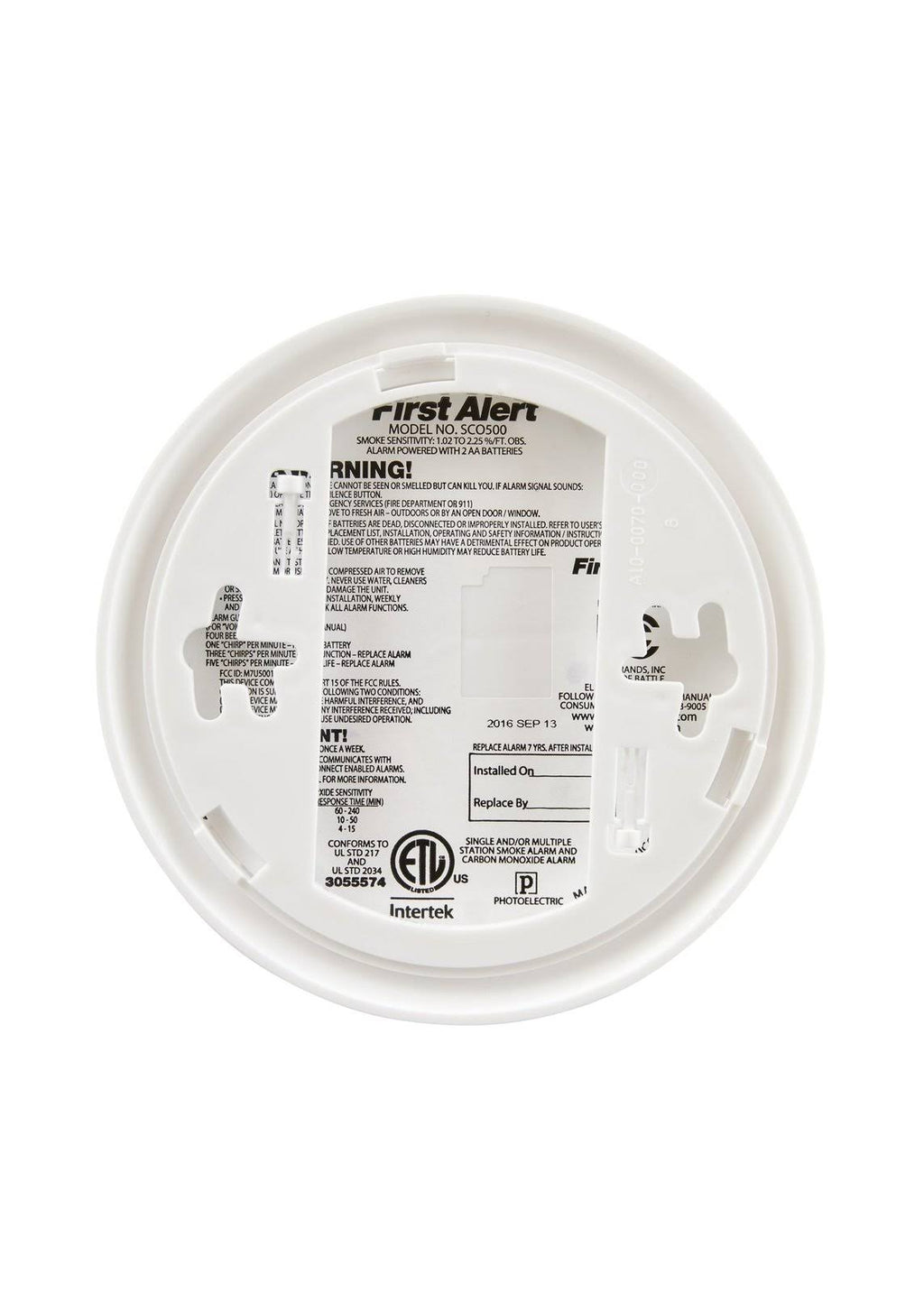 Wireless Interconnected Photoelectric Smoke and Carbon Monoxide Combo Z55723