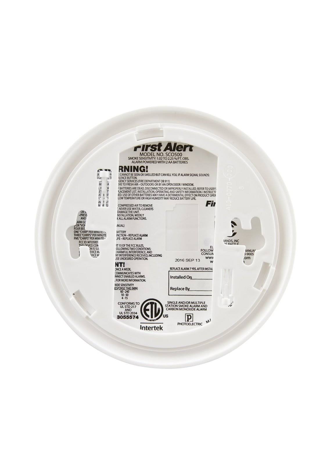 Wireless Interconnected Photoelectric Smoke and Carbon Monoxide Combo Z55723