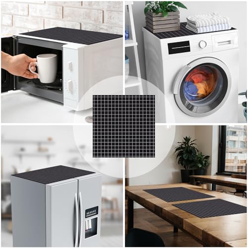 23.6 x 23.6 inches Anti-Slip Washing Machine Top Cover with Storage Bags T11908