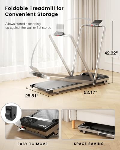 3 in 1 Foldable Walking Pad Treadmill P21637