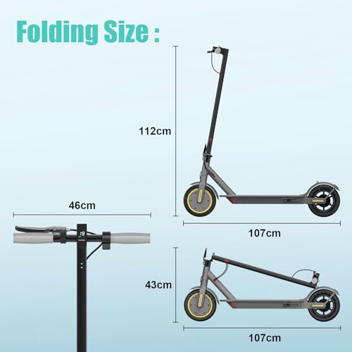 Electric Scooter with 350W Motor, 8.5" Solid Tires, Foldable B313178