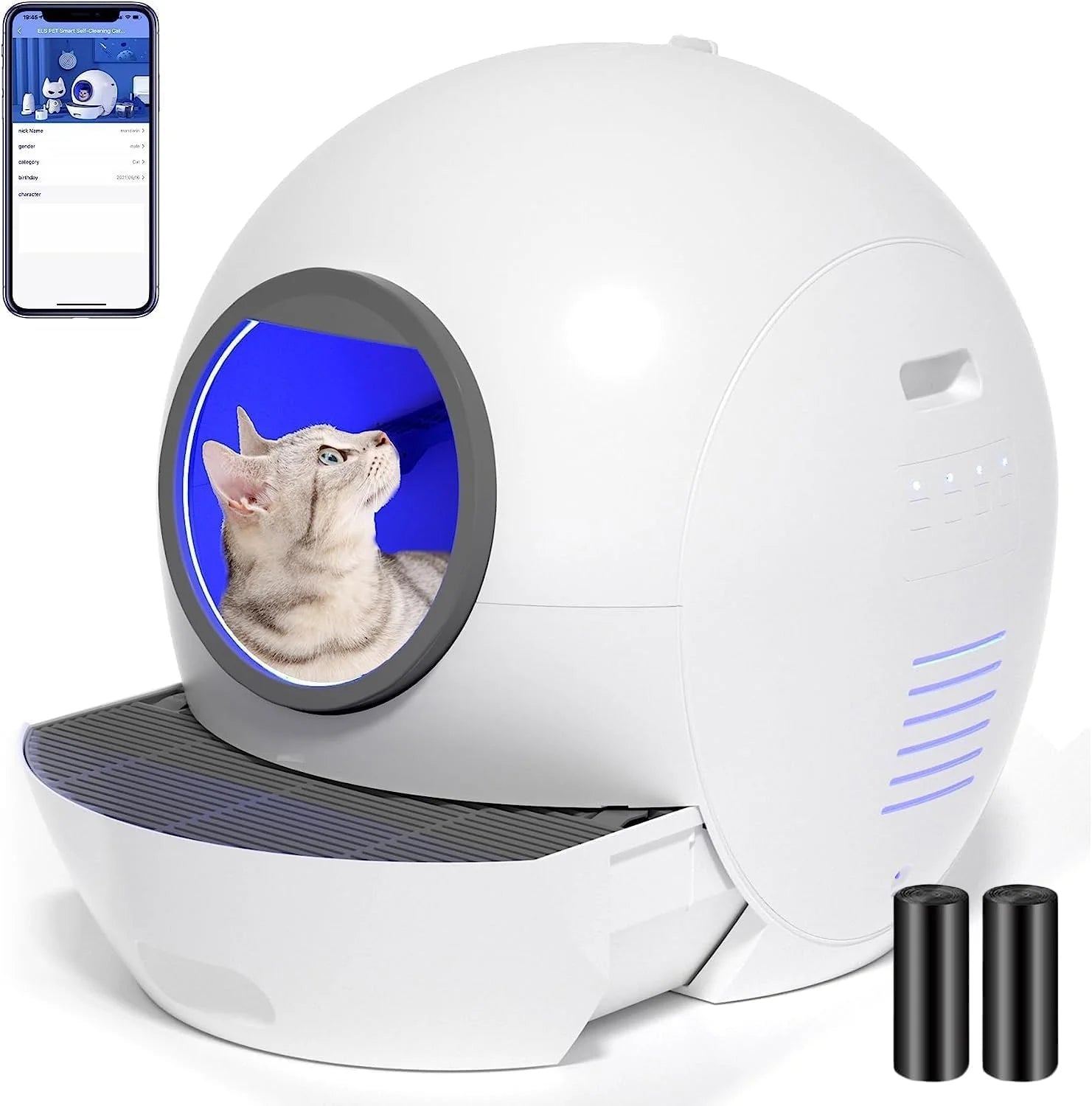 WiFi Smart Self-Cleaning Cat Litter Box K407