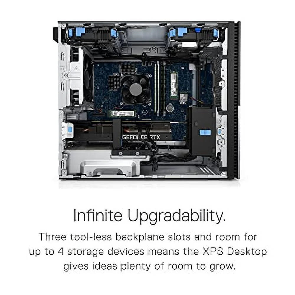 12th Gen Intel Core i7-12700K 16GB DDR5 RAM 512GB SSD 1TB HDD NVIDIA GeForce RTX 3060 12GB Wi-Fi 6 Bluetooth Windows 11 Home Black Refurbished Desktop Computer T202