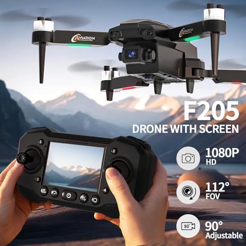 1080P HD Drone with Camera and LCD Screen Controller I508