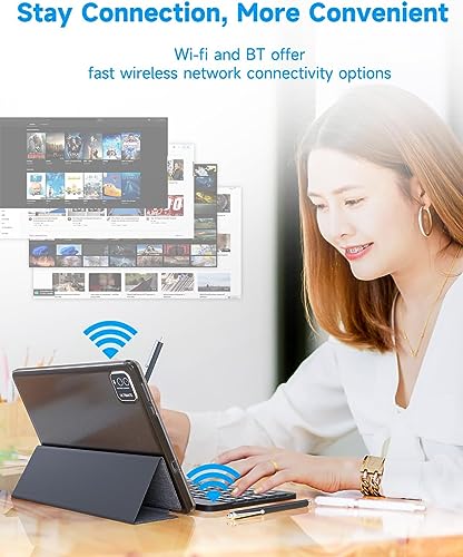 Blue 10.1 inch Android Tablet with Keyboard D551