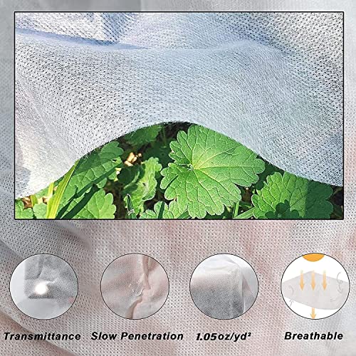 10x50ft 1.05 Oz/yd² Plant Frost Blanket B6921