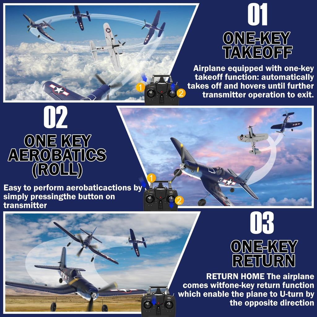 4 Channel RC Plane Ready to Fly Aerobatic Aircraft C25935