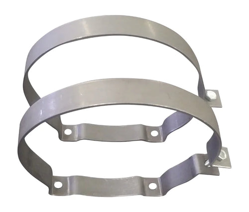 10 Gallon Round Spun Aluminum Gas Tank A227
