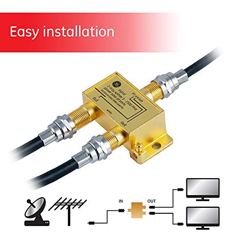 Outdoor Amplified TV Antenna with 50 ft. Coax Cable H90050