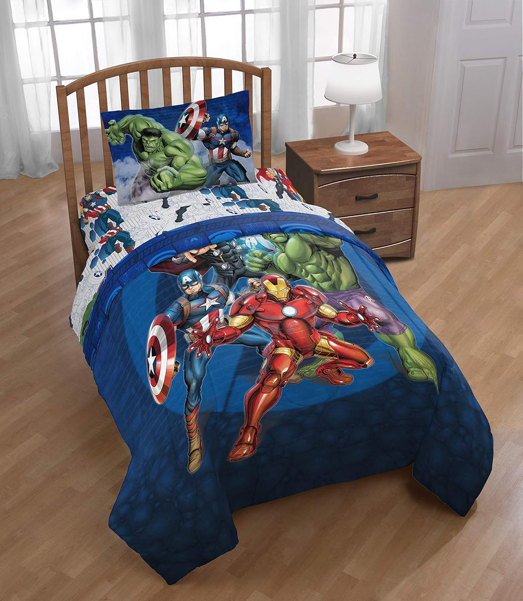 Blue Twin Bed Set W115