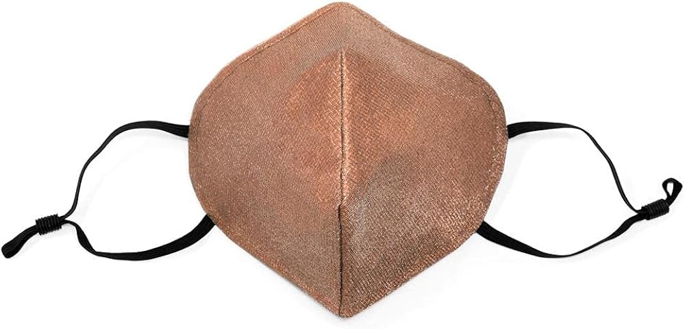 Copper and Silver Cup Face Mask T4021