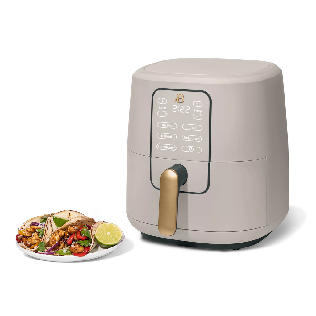 6 Qt Air Fryer with Touch-Activated Display, Porcini Taupe E82755