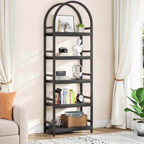 4-Tier Open Bookshelf with Metal Frame E9198
