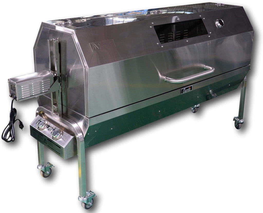 52" Propane Charcoal Stainless Steel BBQ Rotisserie X23892