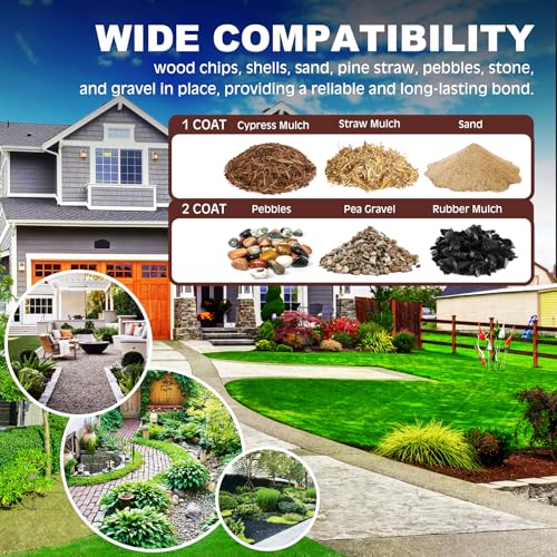 1 Gallon Concentrate Gravel Glue Landscape Adhesive I5660