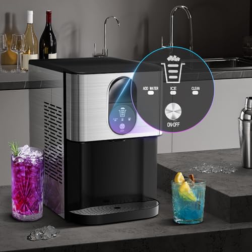 Countertop Nugget Ice Maker, 50LBS/Day Output, Self-Cleaning S476