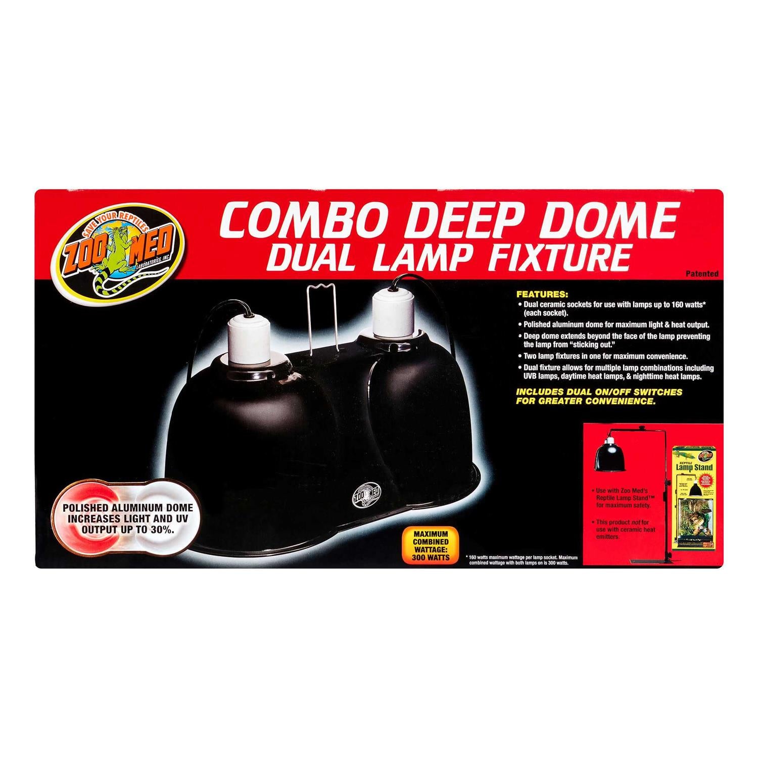 Combo Deep Dome Dual Lamp Fixture C53362