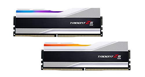 DDR5 RAM 64GB (2x32GB) 6000MT/s CL30-40-40-96 Matte White Desktop Computer Memory T183287