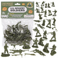 33pc OD Green Plastic Army Soldier Figures M1949