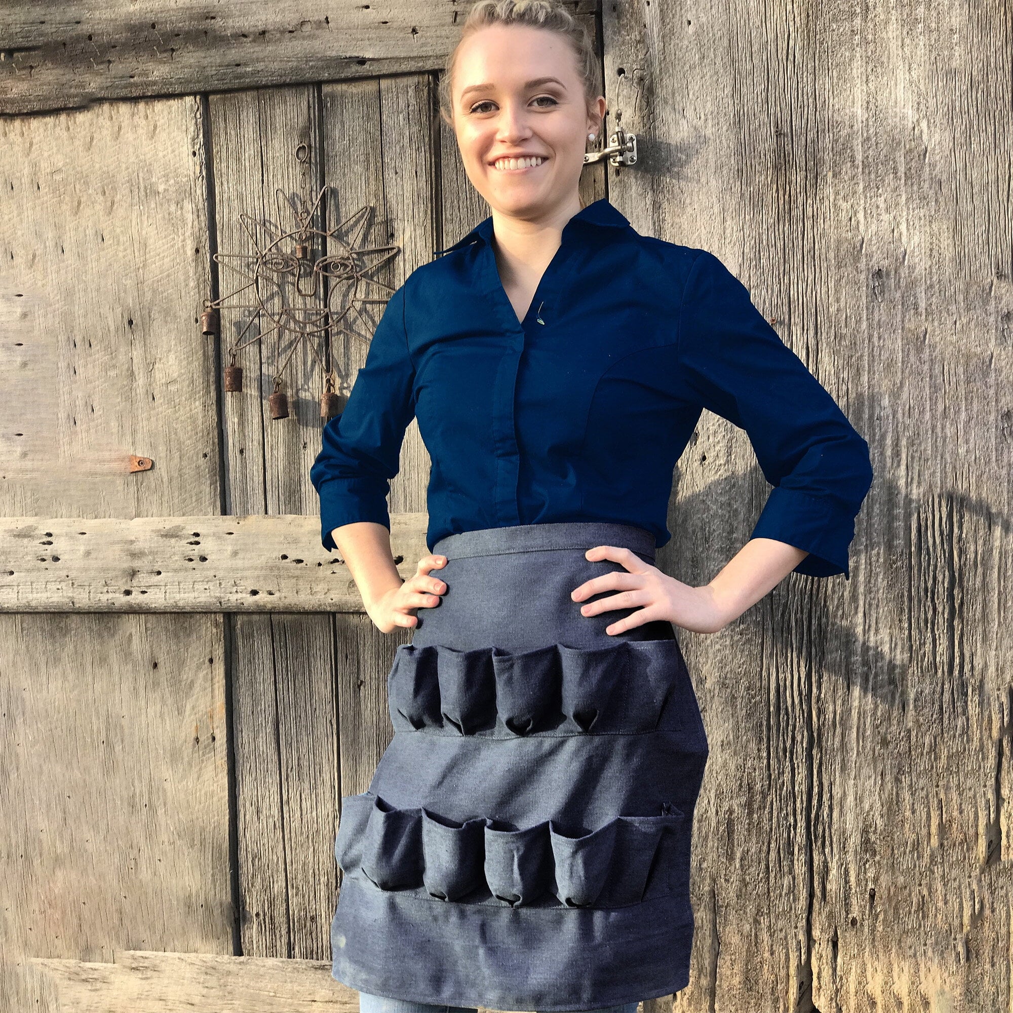 12 Pocket Denim Egg Gathering Apron L37821