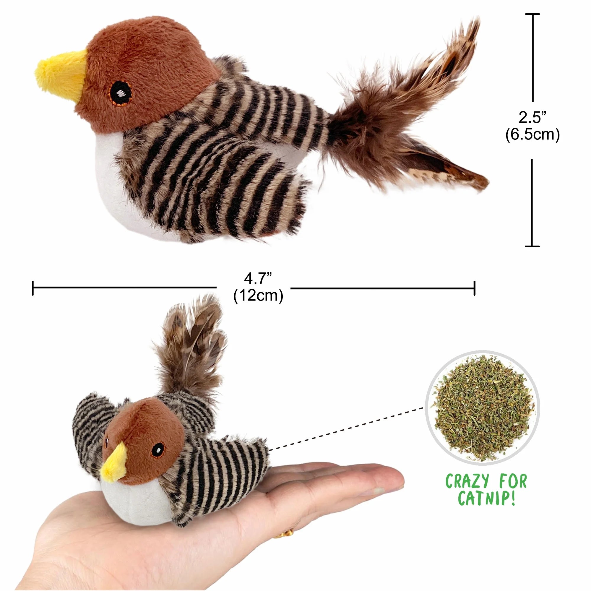 Interactive Electronic Cat Toy with Feather Tail Z338