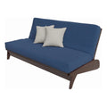 Full Size Dark Cherry Wood Futon Frame O590