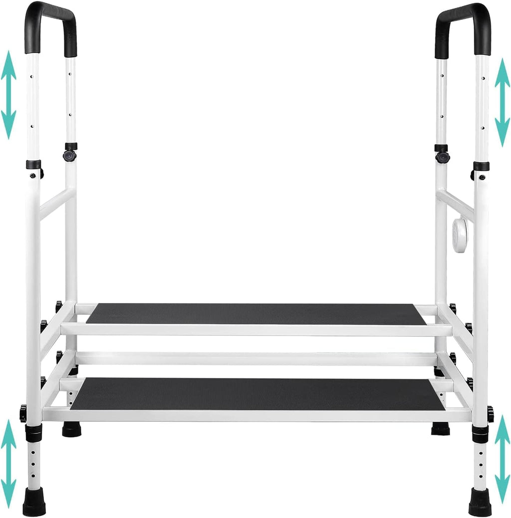 Heavy Duty Bed Rails with Adjustable Height and LED Light L16621